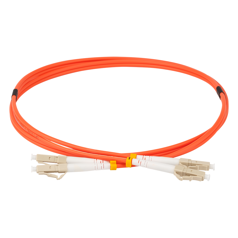 Патч-корд оптический TWT, PVC, дуплексный, LC/PC-LC/PC, MM 50/125, 15 м
