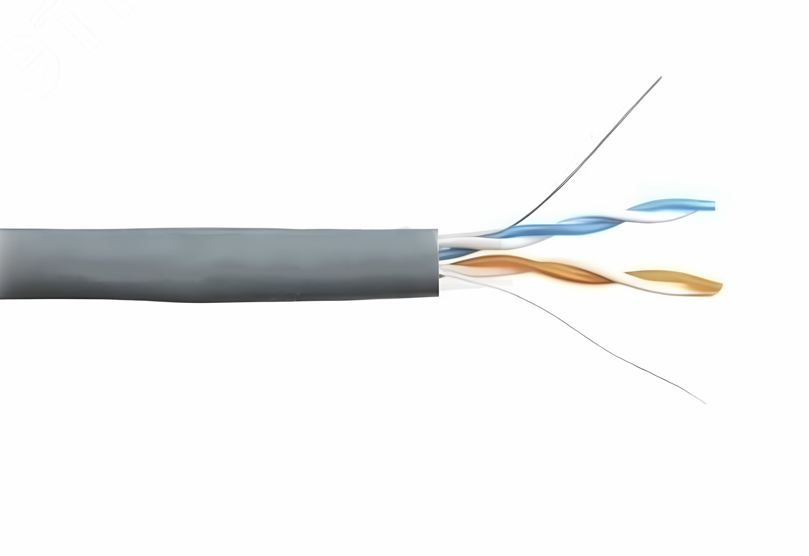 Кабель 1693259 витая пара 5е SkyNet Standard UTP 2x2x0.5 Cu внутренний нг(A)-LSLTx серый сертиф 305 м