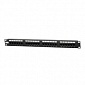 Патч-панель PP3-19-24-8P8C-C5E-110D 19" 1U cat.5e 24 порта RJ45 UTP Hyperline