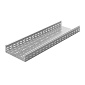 Универсальный лоток перфорированный 500х80х3000, толщ. 1,2 мм, Сендзимир цинк