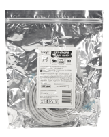 Патч-корд UTP 4 cat.5е, RG45-RG45, 10 м, литой коннектор, 3µ" серый