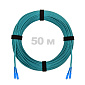 Патч-корд оптический армированный бронированный SC/UPC-SC/UPC MM (OM3) Duplex 2.0mm LSZH, 50 м.