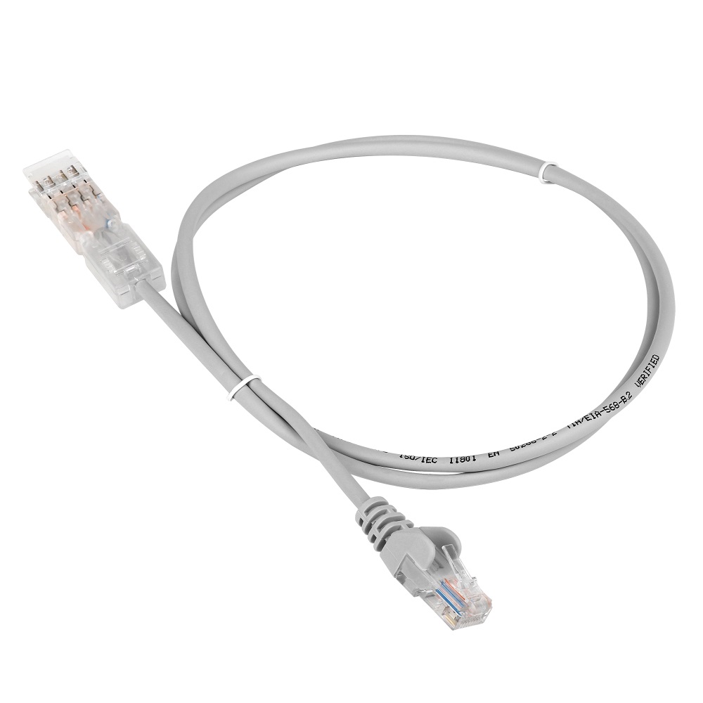 Патч-корд LAN-45-P2-1.5m 110 тип - RJ45, 2 пары, UTP, 1.5 м, LANMASTER 