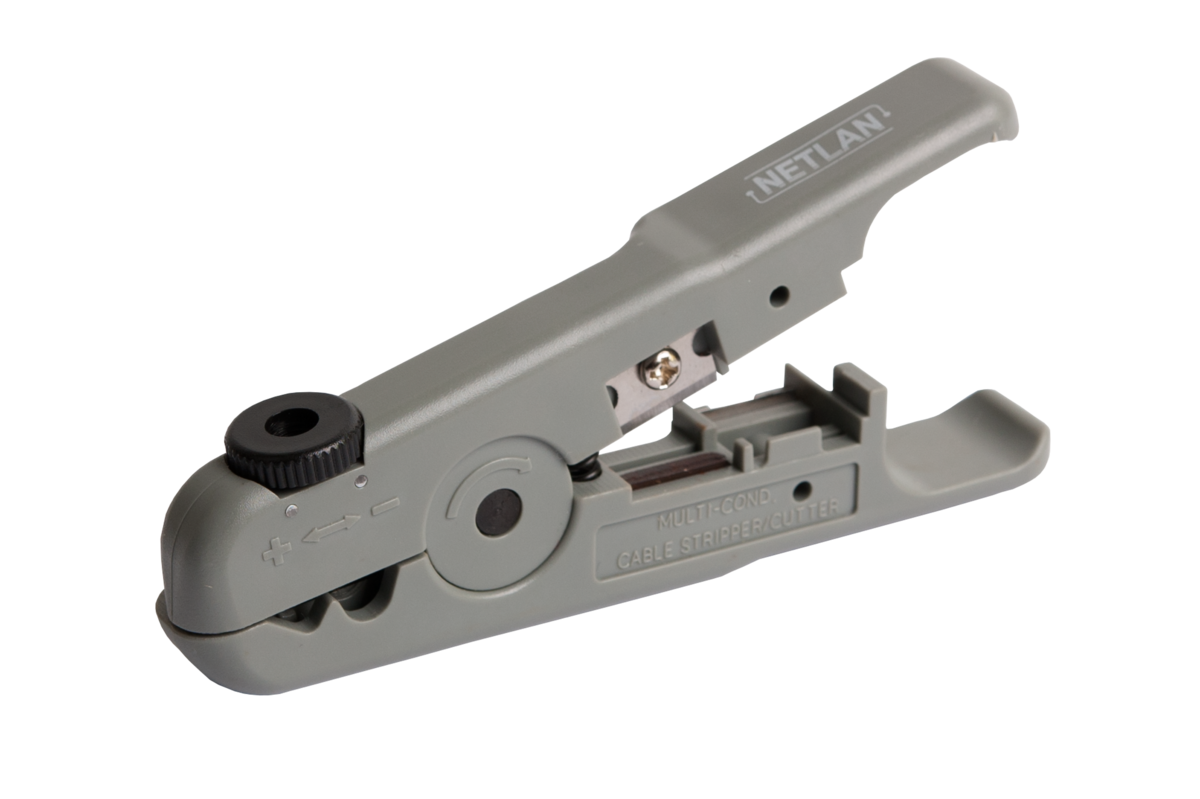 Инструмент универсальный, для зачистки и обрезки плоских и круглых кабелей