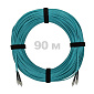 Патч-корд оптический FC/UPC-FC/UPC MM (OM3) 3mm duplex LSZH,  90 м.
