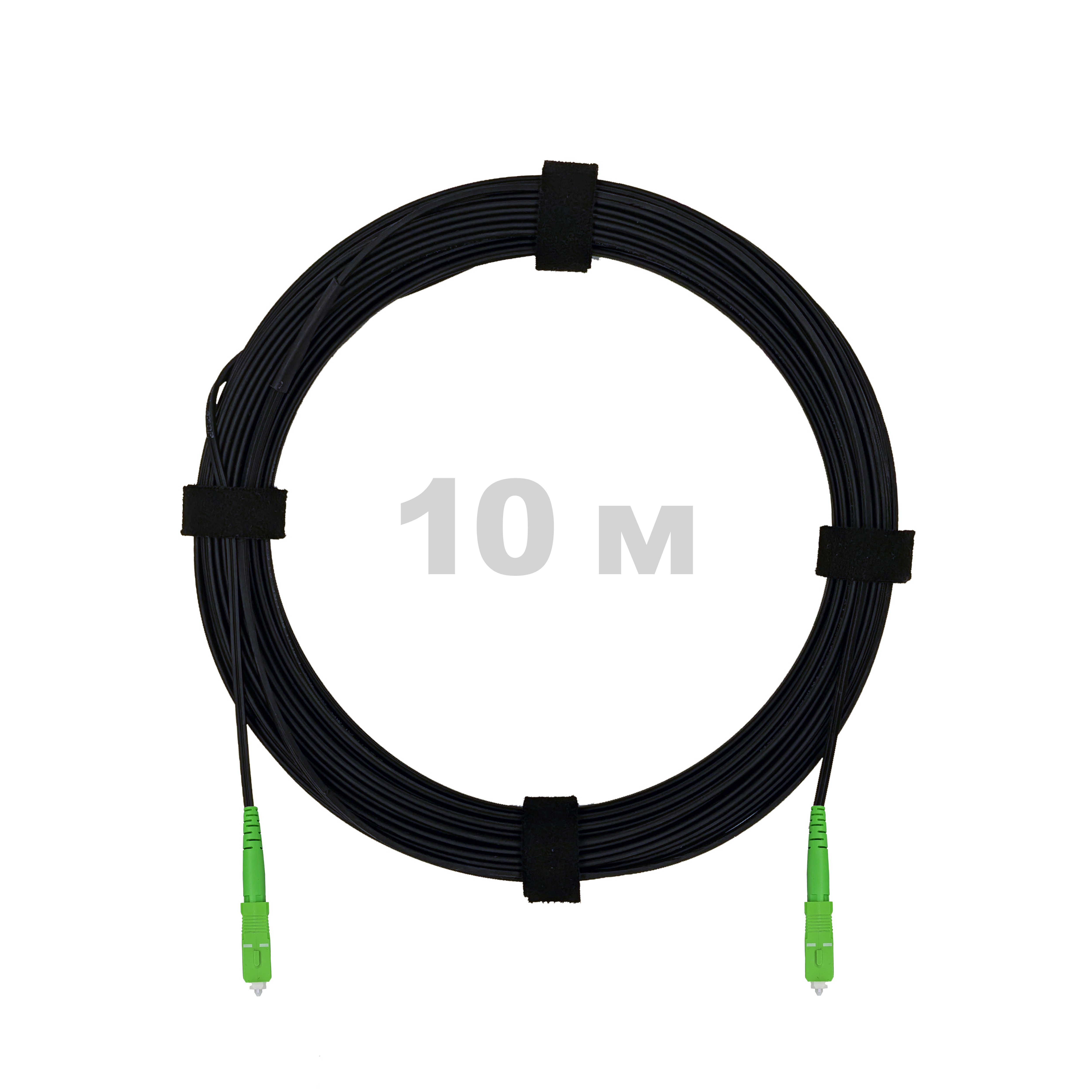 ПКО FTTH 2 проволоки с ВСЭ, проволока, 657 LSZH 2SC/APC, черный 10 м