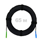Патч-корд оптический FTTH комбинированный, диэлектрик FRP, G.657 LSZH SC/APC-SC/UPC, черный 65 м