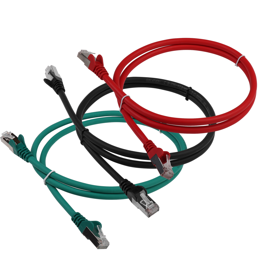 Патч-корд LANMASTER LSZH FTP кат.6, 0.5 м, белый