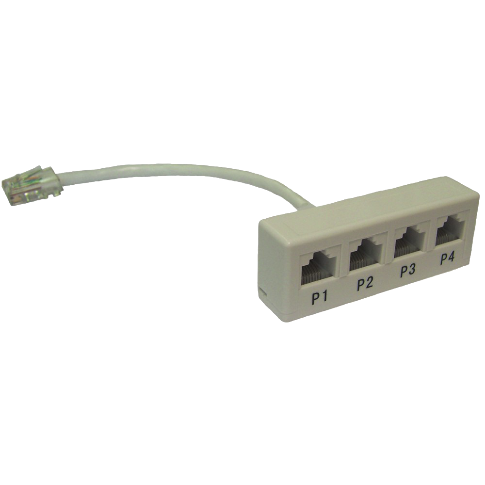 Y-адаптер, 4 параллельных порта