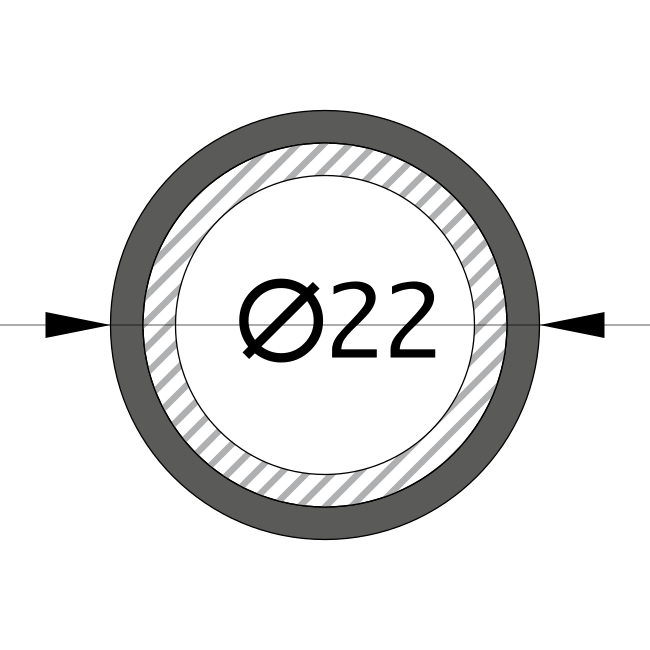 Металлорукав Р3-ПР-ЦХ-22 (50м/уп) 