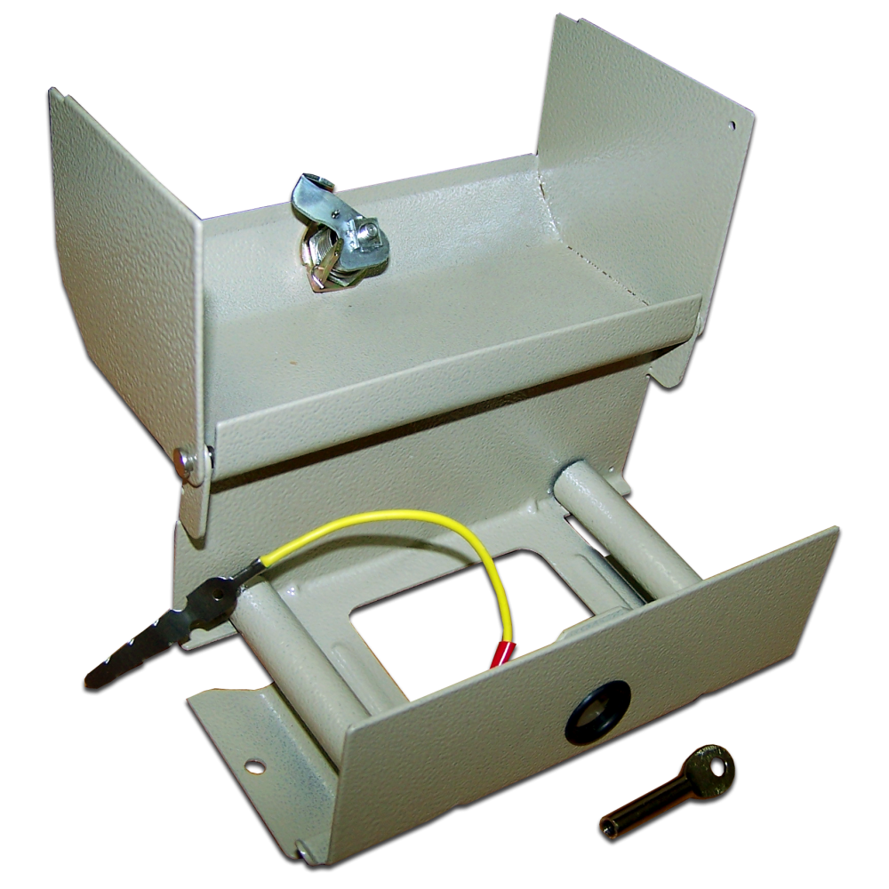 Настенный распределительный бокс, металл, 2 плинта, 20 пар, с замком__