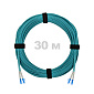 Патч-корд оптический LC/UPC-LC/UPC MM (OM3) 2mm duplex LSZH,  30 м.
