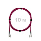 Патч-корд оптический ST/PC-ST/PC MM (OM4) 2mm duplex LSZH,  10 м.