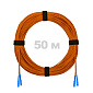 Патч-корд оптический армированный бронированный SC/UPC-SC/UPC MM (OM2) Duplex 2.0mm LSZH, 50 м.