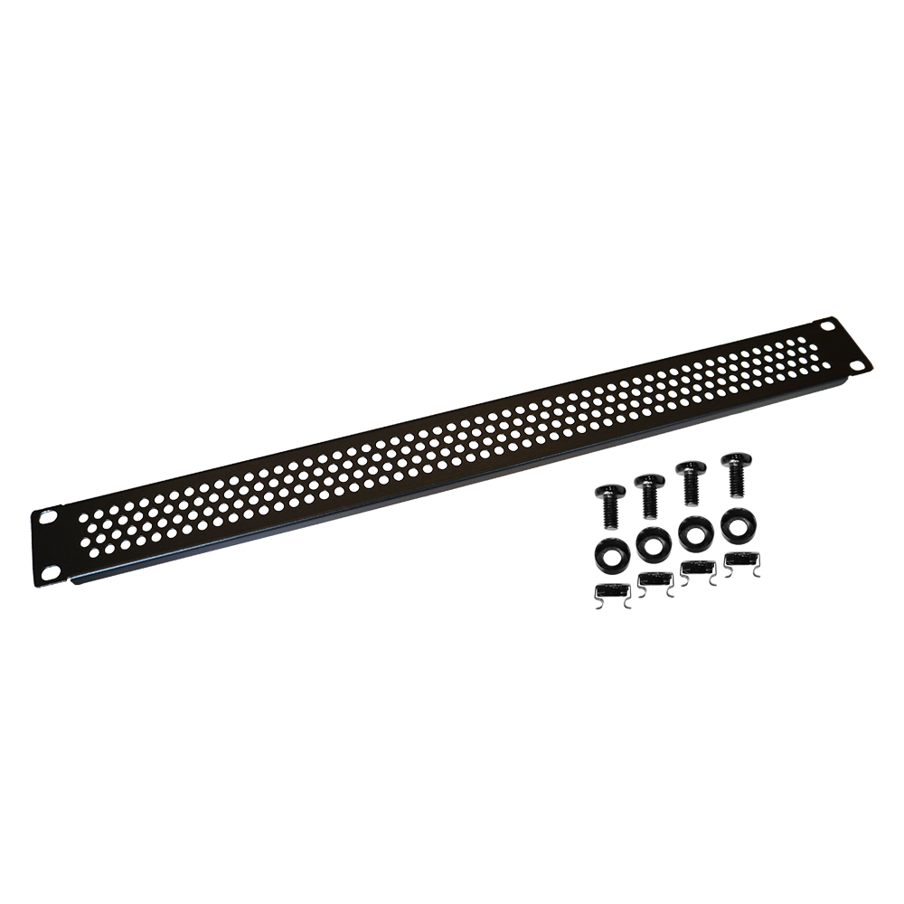 19" вентиляционная фальш-панель 3U, черная