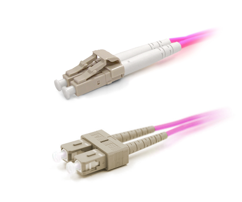 Патч-корд оптический LANMASTER, дуплексный, LC/PC-LC/PC, OM4, LSZH, 7.0 м