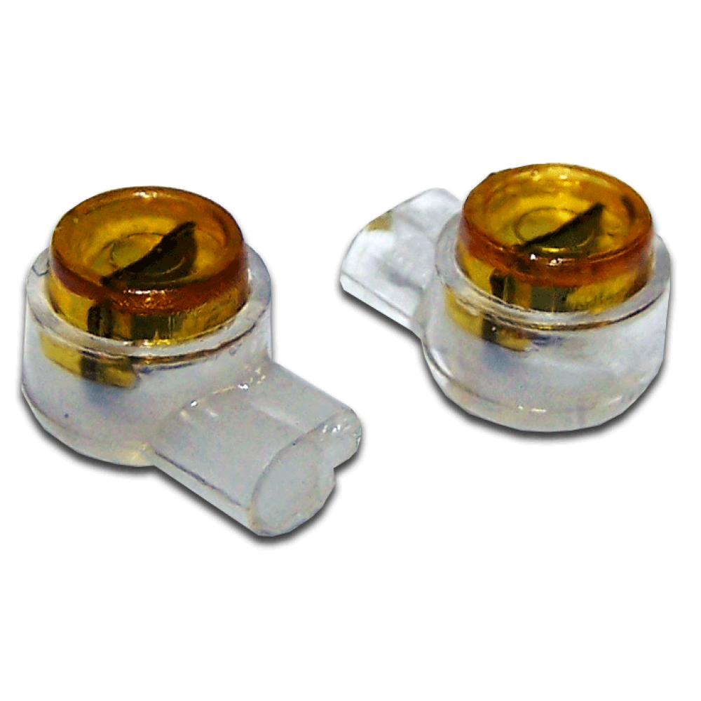 Соединитель проводов 0.4-0.7 мм, изолированный (скотчлок), прямое соединение, гель, 100 шт.