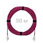 Патч-корд оптический LC/UPC-LC/UPC MM (OM4) 2mm duplex LSZH,  50 м.