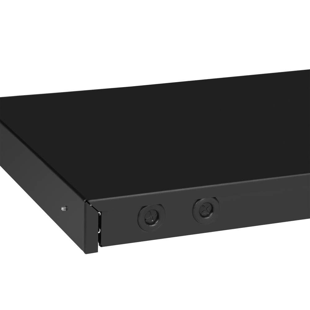 Кросс оптический LANMASTER 19" металлический, 1U на  24 адаптера SC, выдвижной__