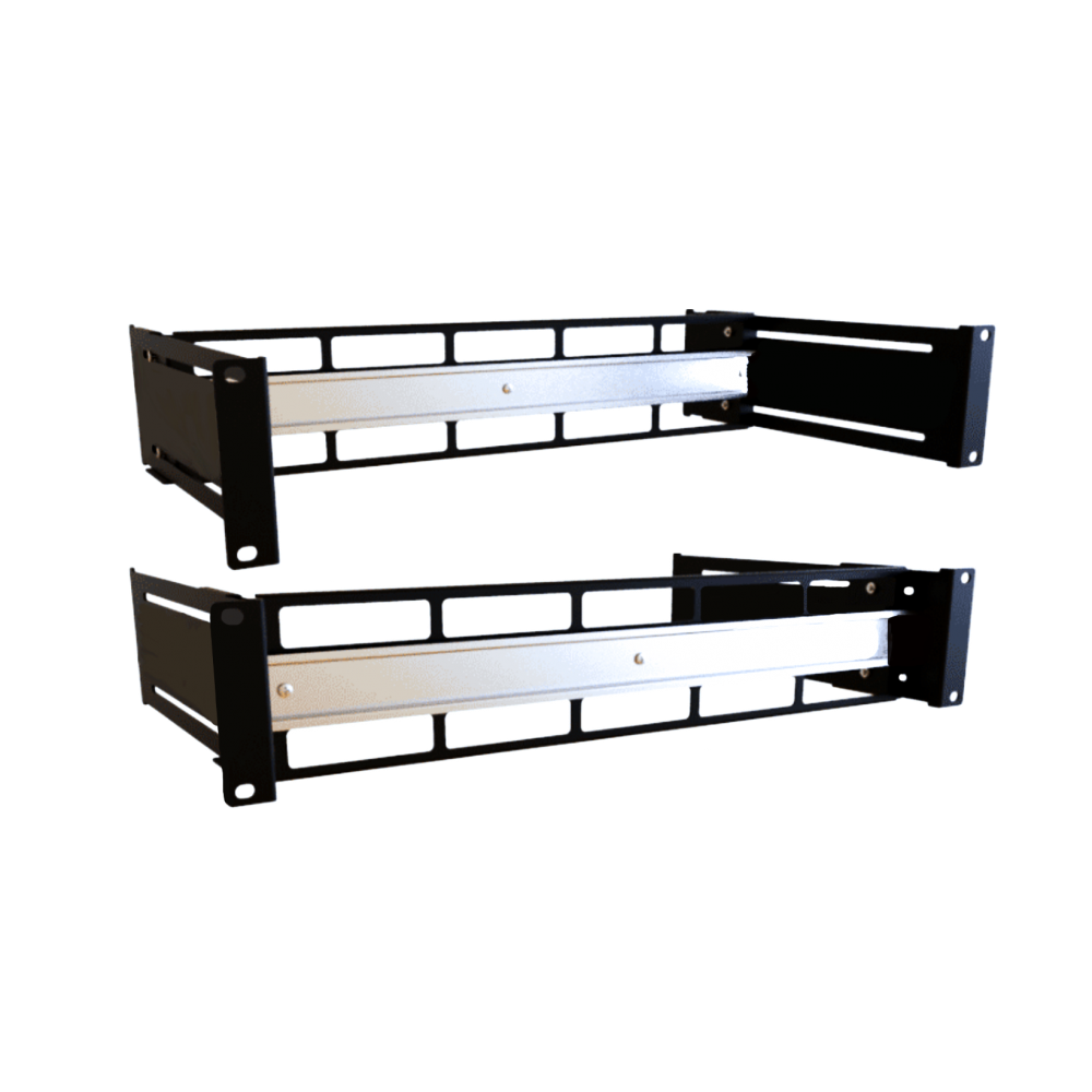 19" рама с DIN-рейкой для установки электроавтоматов, 2U__