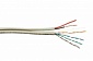 Кабель связи UTP 4 пары с питанием (2x0,75мм² CCA) Cat.5e внутренний