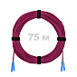 Патч-корд оптический SC/UPC-SC/UPC MM (OM4) 3mm duplex LSZH,  75 м.