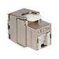 Модуль Keystone ToolLess, RJ45, экранированный, кат.5E, со встроенной шторкой, 180 градусов
