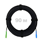 Патч-корд оптический FTTH комбинированный, диэлектрик FRP, G.657 LSZH SC/APC-SC/UPC, черный 90 м