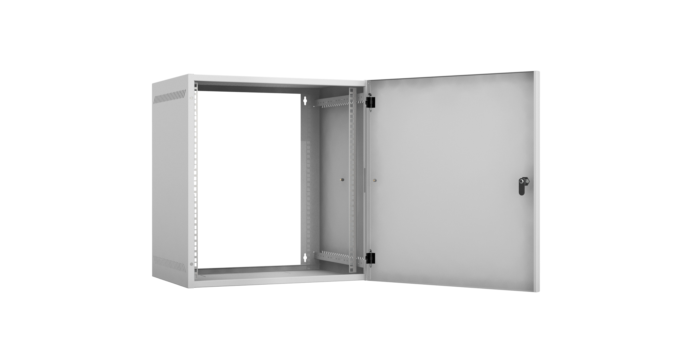 Настенный шкаф 19", 12U, металл, 540х400, серый__