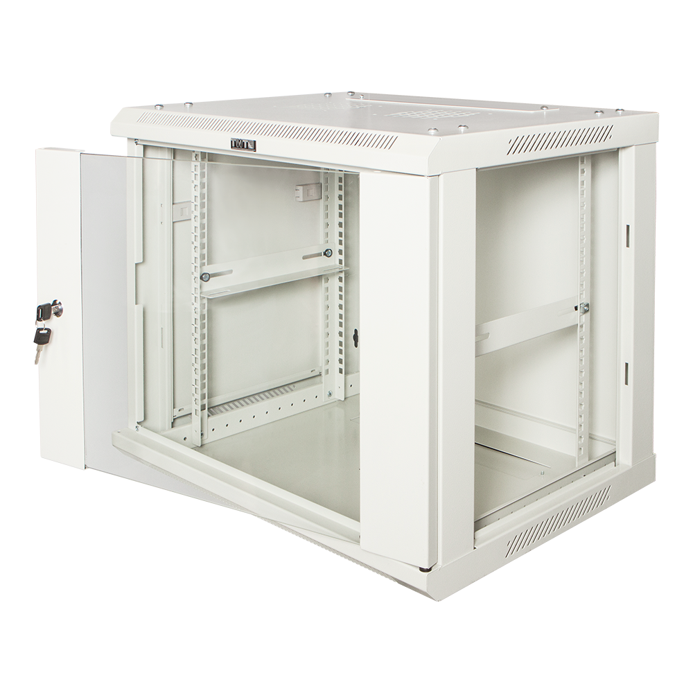 Шкаф настенный серии Pro, 18U 600x450, стеклянная дверь__