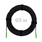Патч-корд оптический FTTH комбинированный, диэлектрик FRP, G.657 LSZH 2SC/APC, черный 65 м