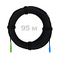 Патч-корд оптический FTTH комбинированный, диэлектрик FRP, G.657 LSZH SC/APC-SC/UPC, черный 95 м