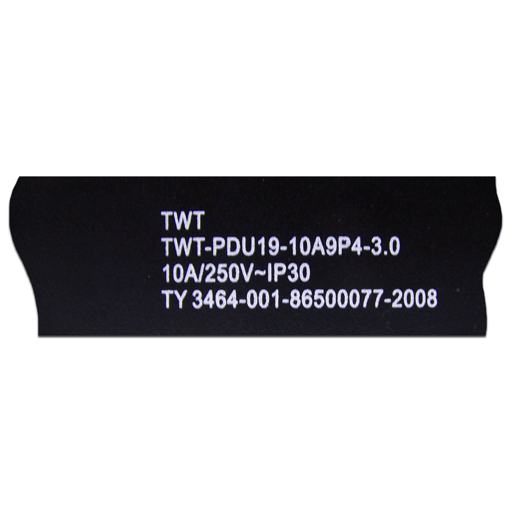 Блок розеток 19", 1-фазный без выключателя, 10A / 250V, 9xSchuko, шнур 3.0 м, разъем C14__