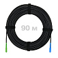 Патч-корд самонесущий дроп круглый, диэлектрик FRP, G.657, 1,5кН SC/APC-SC/UPC, черный, 90 м.