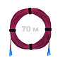 Патч-корд оптический SC/UPC-SC/UPC MM (OM4) 3mm duplex LSZH,  70 м.