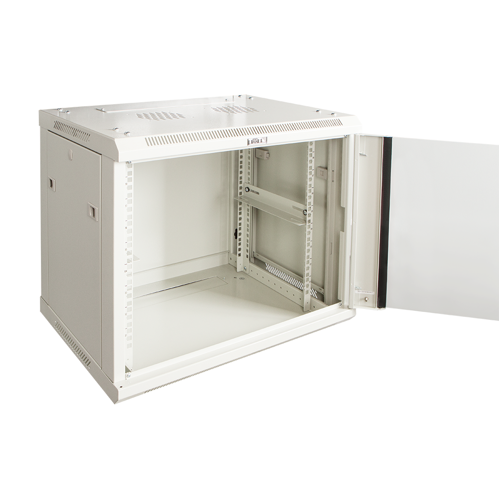 Шкаф настенный серии Pro, 18U 600x450, стеклянная дверь__