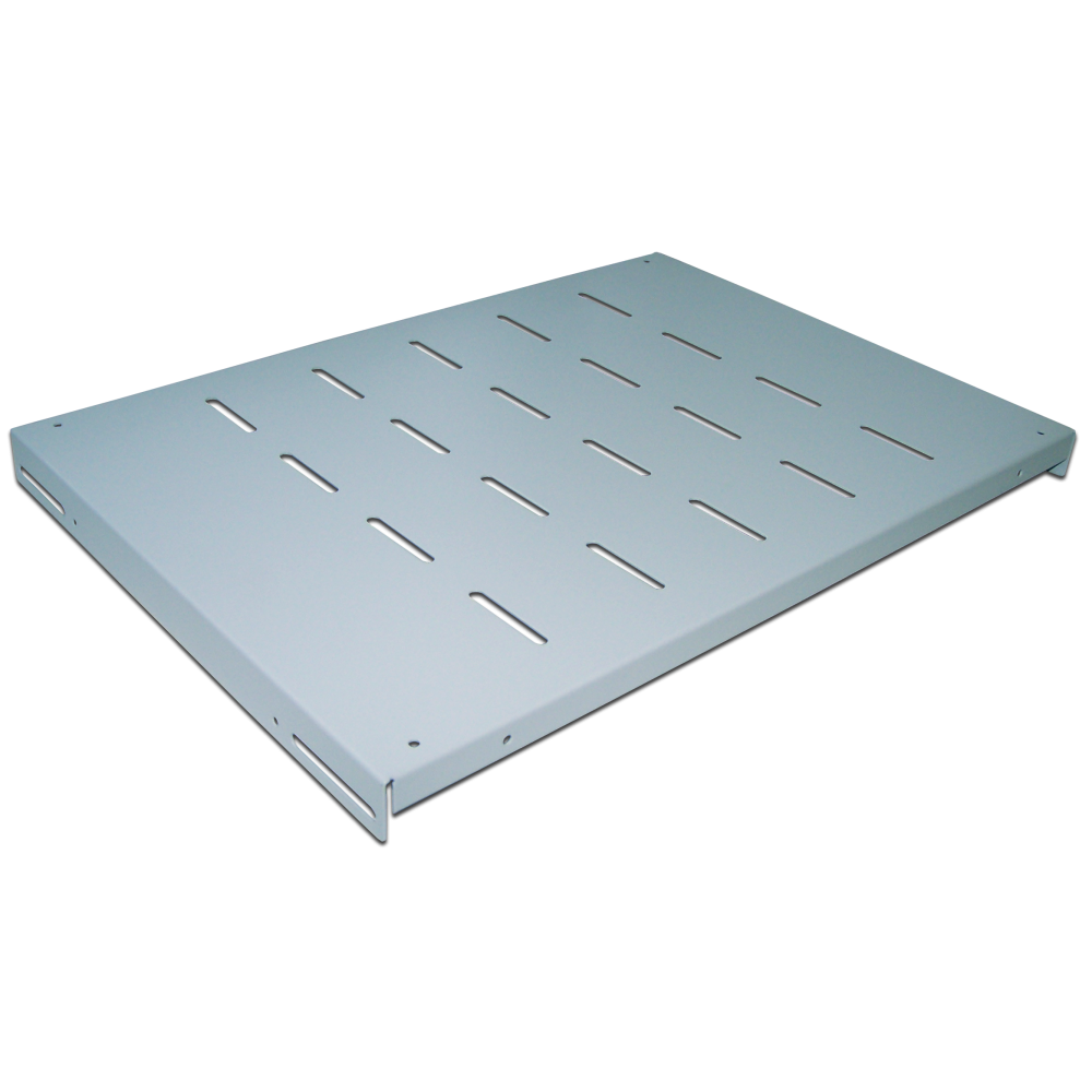 Полка для двухрамных стоек глубиной 1000 мм, 4 точки, нагрузка - 80 кг, серая