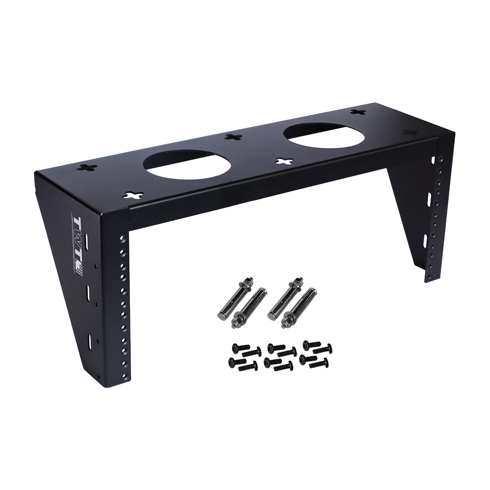 Рама настенная/потолочная 19", 3U, черная__