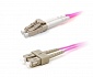 Патч-корд оптический LANMASTER, дуплексный, LC/PC-LC/PC, OM4, LSZH, 7.0 м