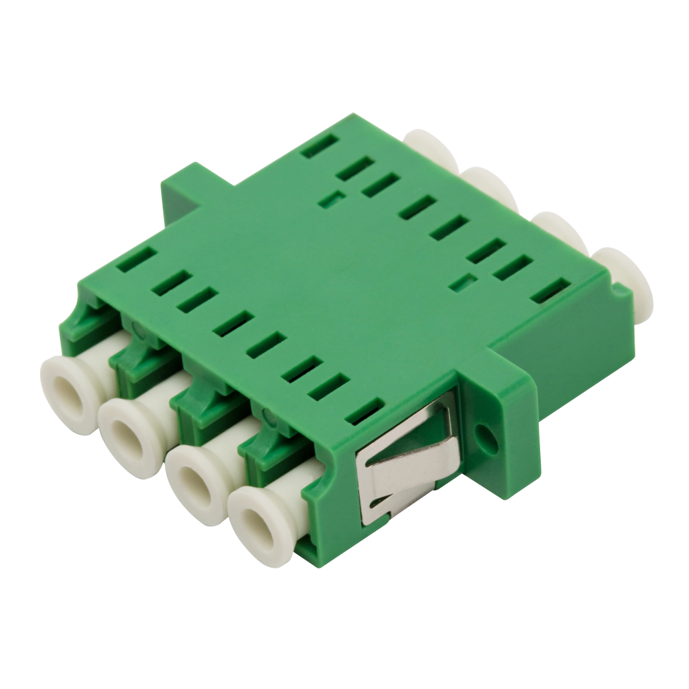Адаптер оптический LANMASTER LC, SM/APC, корпус SC дуплекс, квадро