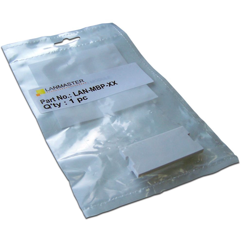 Заглушка в розетку LAN-MB, белая__