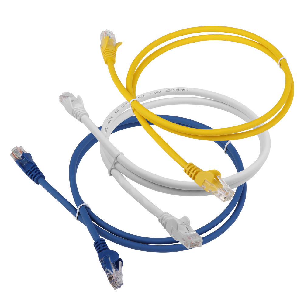 Патч-корд LANMASTER LSZH UTP кат.6, 10 м, черный