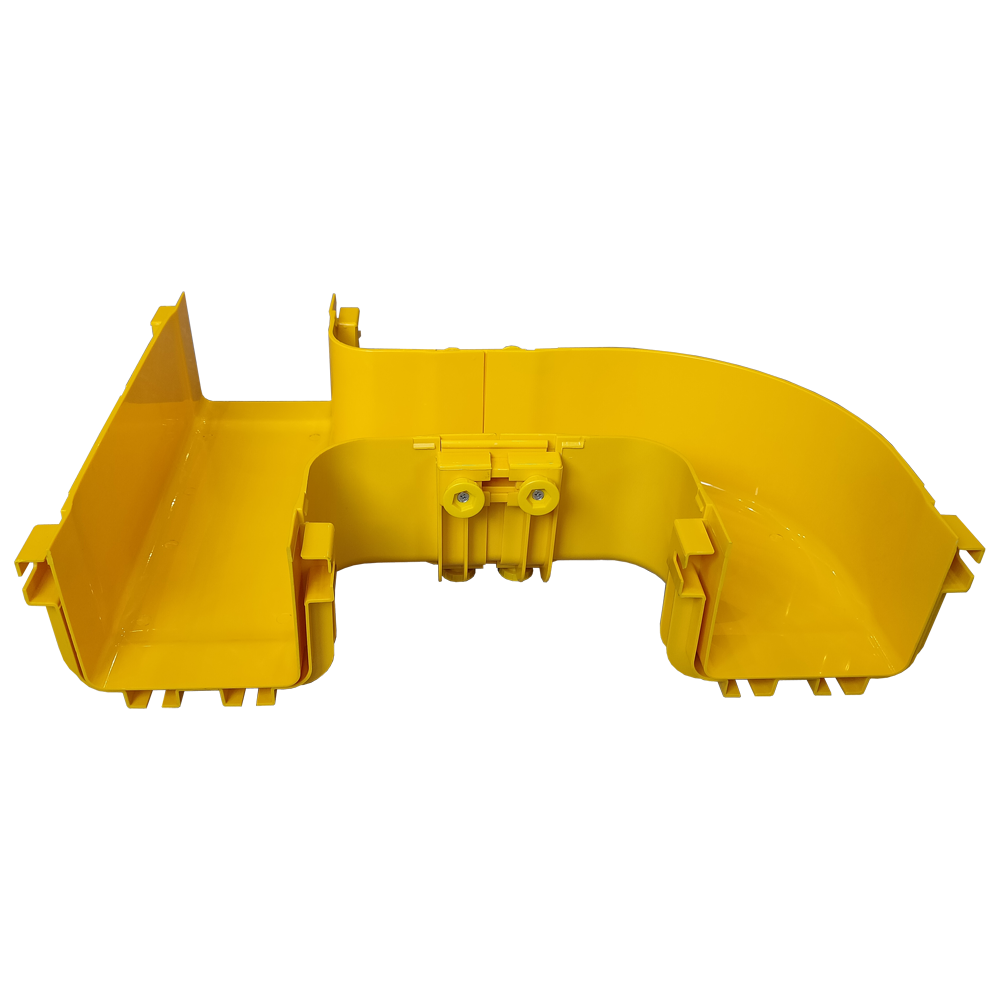 Переходная секция оптического лотка 100x120 мм для элементов типа NC, желтая__