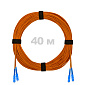 Патч-корд оптический армированный бронированный SC/UPC-SC/UPC MM (OM2) Duplex 3.0mm LSZH, 40 м.