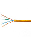 Кабель витая пара кат. 5е SkyNet Standard UTPнг-LSZH 4х2х0.5 Cu, внутренний, оранжевый, сертификатПБ