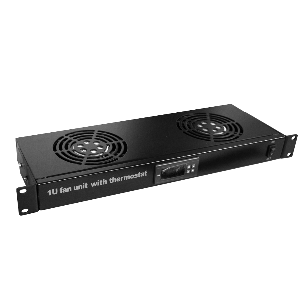 Блок 3-х вентиляторов 19", с подшипниками, с термостатом, 1U