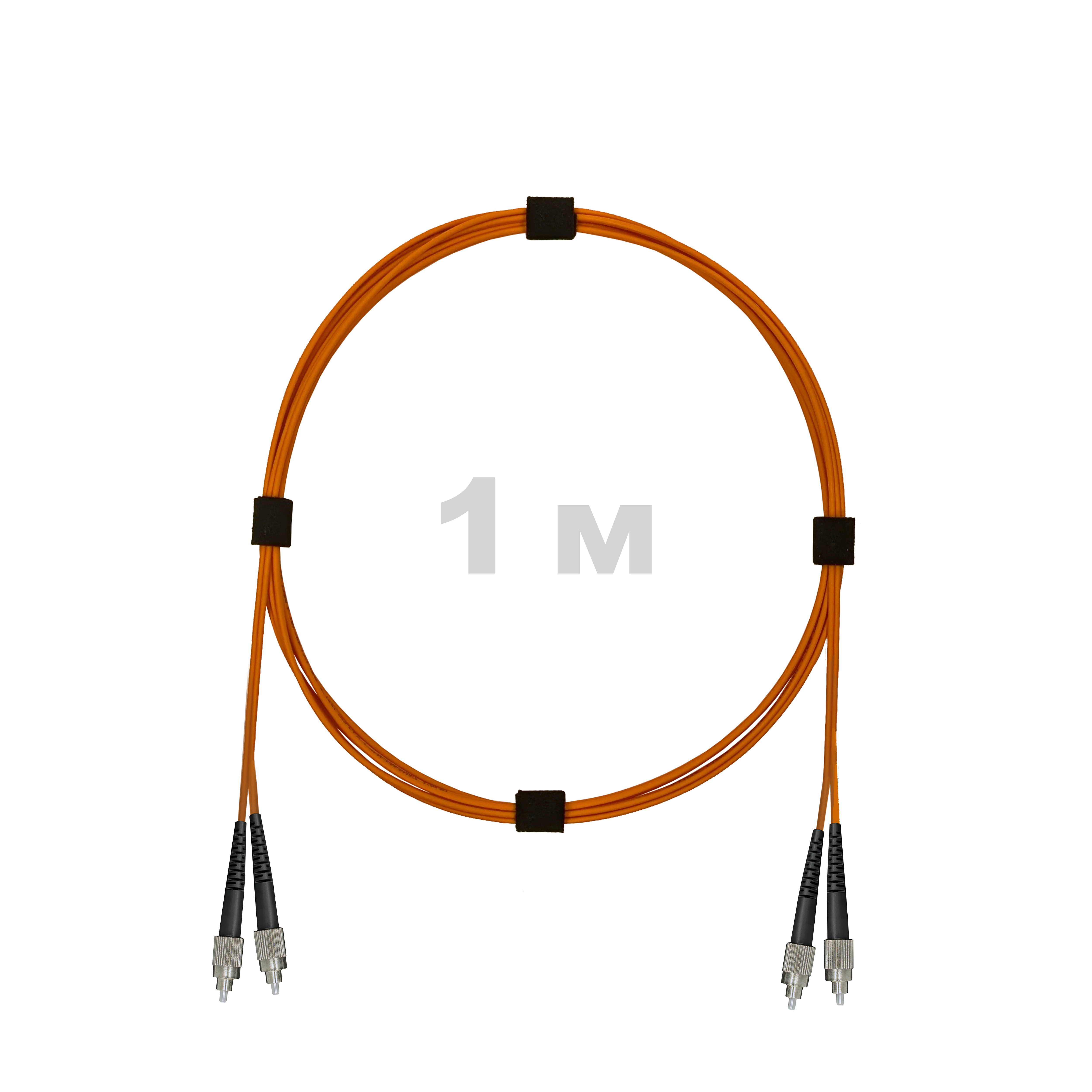 Патч-корд оптический FC/UPC-FC/UPC MM (OM2) 2mm duplex LSZH,  1 м.