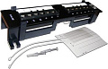 Патч-панель TWT-PP12UTP-H настенная, 12 портов RJ-45, категория 5e, UTP, горизонтальная,