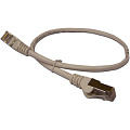 Патч-корд RJ45 - RJ45, 4 пары, FTP, категория 5е, 10 м, серый, LSZH, LANMASTER