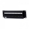 Настенная патч-панель PPW-12-8P8C-C5e на 12 портов RJ45 Cat.5e UTP,  Hyperline